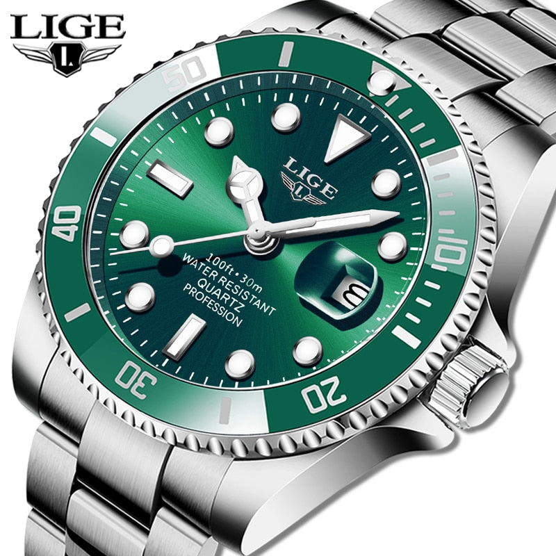 LIGE Chronograph Premium Herrklocka